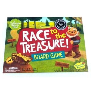 Race to the Treasure Board Game - A Cooperative Game for Kids -5 & up Complete!